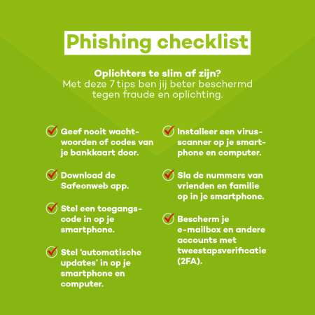 Phishing checklist