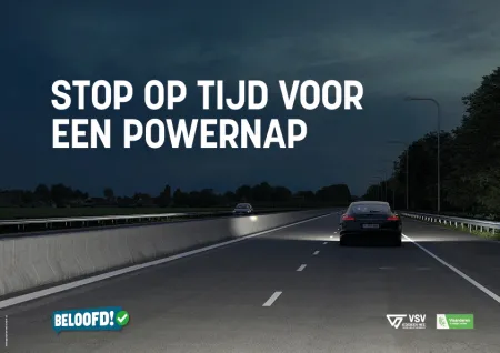 Stop op tijd voor een powernap