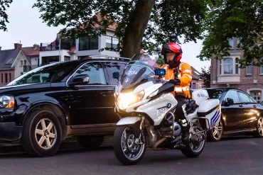 Foto actie afleiding achter stuur